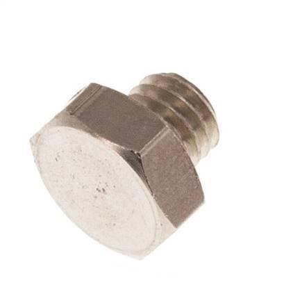 Bouchon de fermeture M5 en laiton nickelé avec hexagone, Bricolage & Construction, Bricolage & Rénovation Autre, Envoi