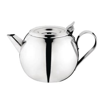 RVS stapelbare theepot | Met anti lektuit | 0,5L Olympia, Verzenden