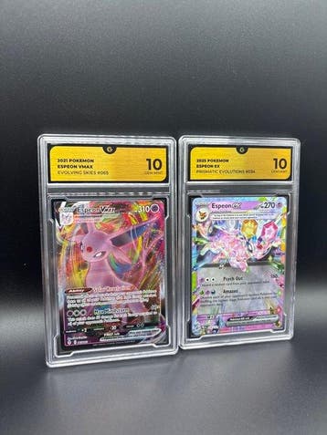 Pokémon - 2 Graded card Espeon Lot Evolving Skies &