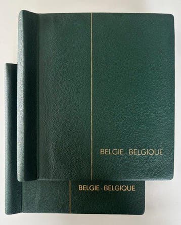 België 1849/1959 - Leeg Leuchtturm I+II album, Postzegels en Munten, Gestempeld