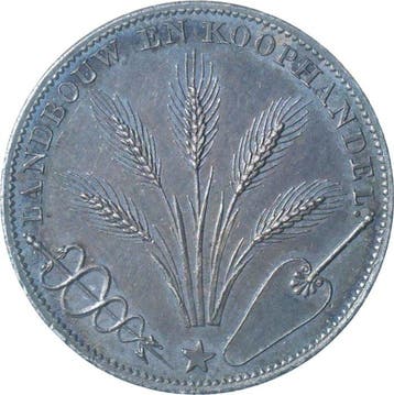 België. Historiepenning Opening Kanaal Gent-Terneuzen 1827