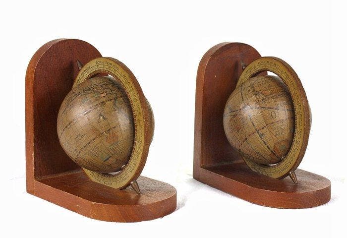 Boekensteunen (2) - Hout, Antiek en Kunst, Curiosa en Brocante