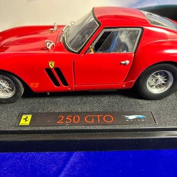Hot Wheels 1:18 - Voiture miniature - Ferrari 250 GTO Rosso, Nieuw