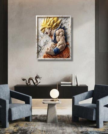 Makayhos - [Canvas] Son Goku SSJ – Legendary Kintsugi, Nieuw