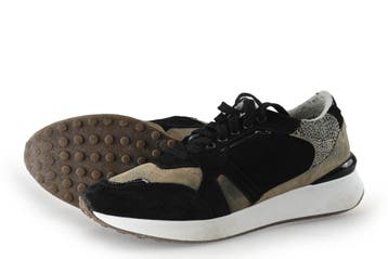 Manfield Sneakers in maat 42 Zwart, Verzenden, Sneakers