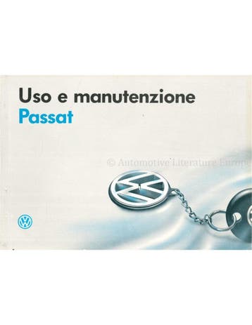 1995 VOLKSWAGEN PASSAT INSTRUCTIEBOEKJE ITALIAANS, Auto diversen, Handleidingen en Instructieboekjes