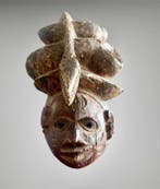 Masker Gelede. - Yoruba - Nigeria (Oude collectie Albert