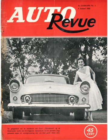 1955 AUTO REVUE MAGAZINE 1 NEDERLANDS