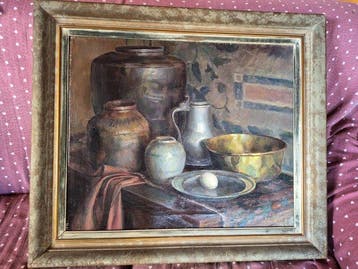 Maarten Van Zijl (1889-1968) - Stilleven, Antiek en Kunst