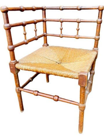 Stoel - Hout, Rattan