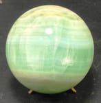 Helende steen Pistachio Calciet Bol - Hoogte: 100 mm -