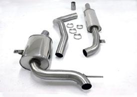 Simons uitlaatsysteem vanaf katalysator/flexibele deel: RVS, Auto-onderdelen, Uitlaatsystemen, Nieuw, Verzenden