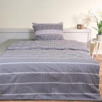 Mexx Home dekbedovertrek - grijs - 1-persoons | 140 x, Huis en Inrichting, Slaapkamer | Beddengoed, Verzenden, Nieuw, Grijs