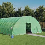 vidaXL Tuinkas met stalen frame 84 m² 14x6x2,85 m groen, Verzenden, Nieuw
