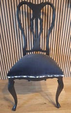 Fauteuil en cabriolet - Hout - Vintage gestoffeerde stoel, Antiek en Kunst