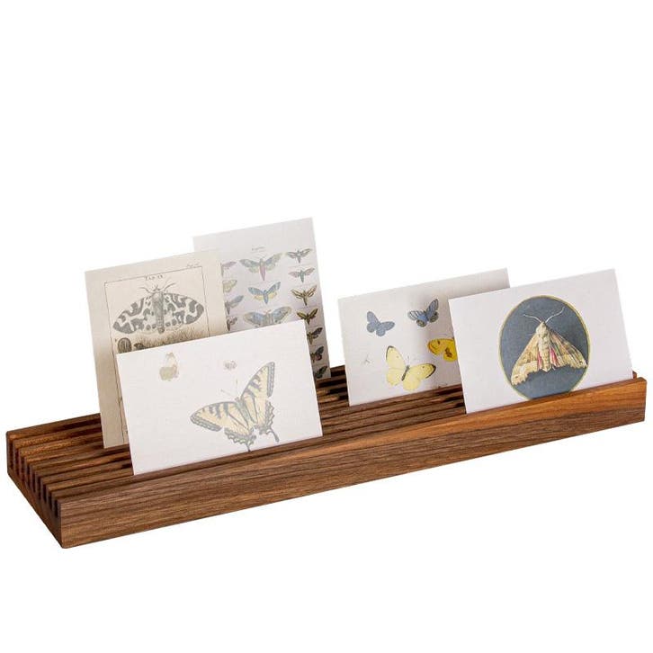 Vintlux Kaartenhouder Groove - Walnoten, Maison & Meubles, Accessoires pour la Maison | Cadres, Envoi