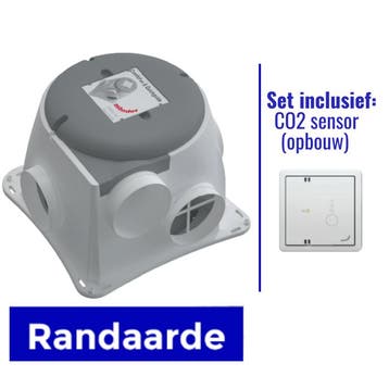 Zehnder Woonhuisventilator Comfofan Silent 460 m3/h + CO2 se, Verzenden, Nieuw
