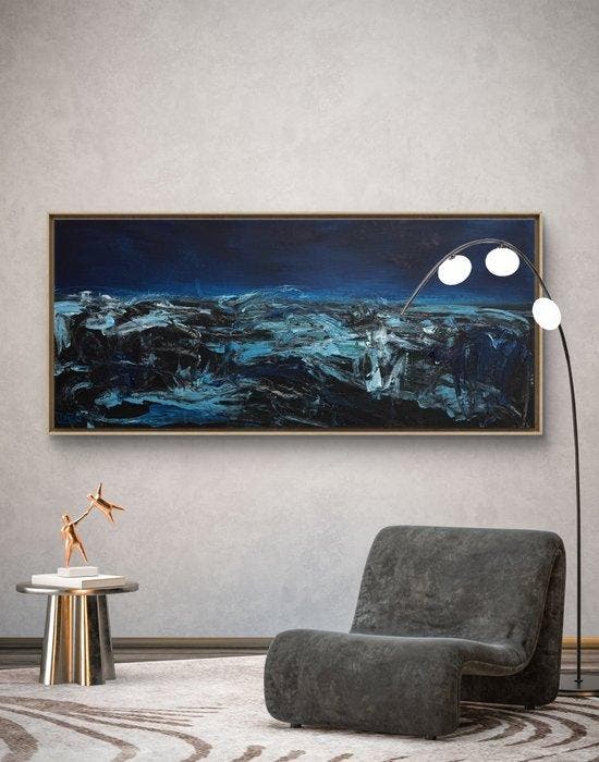 maZe (XX) - TIDES - XXL, Antiek en Kunst, Kunst | Schilderijen | Modern