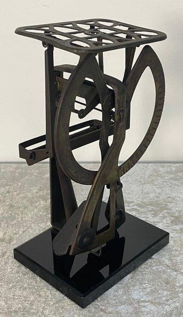 Art Deco Weegschaal - Art Deco - Balance - Métal, Laiton,