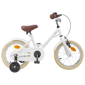 vidaXL Kinderfiets 14 Inch voor 3-5 jaar oud Wit, Verzenden