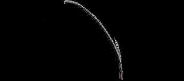 Collier - 14 carats Or blanc - 36.29ct. tw. Rose Diamant, Nieuw