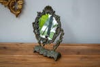 Tafelspiegel- Toilettafel met putti - Legering, Glas -, Antiek en Kunst