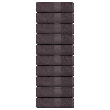 vidaXL Gastendoekjes FROGN 10 st 30x50 cm 360 g/m² antraciet, Verzenden, Nieuw