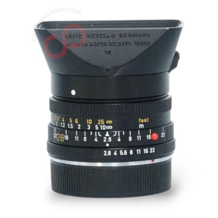 Leica Elmarit - R 28mm 2.8 11 204 - 3 cam nr. 3383, Audio, Tv en Foto, Foto | Lenzen en Objectieven, Zo goed als nieuw, Ophalen of Verzenden