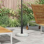 vidaXL Parasolvoet 20,9kg Lichtgrijs Betonkleurig Rond, Verzenden, Nieuw