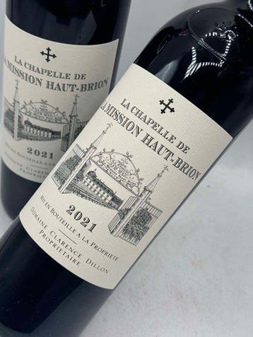 2021 La Chapelle de la Mission Haut Brion, 2nd wine of, Nieuw