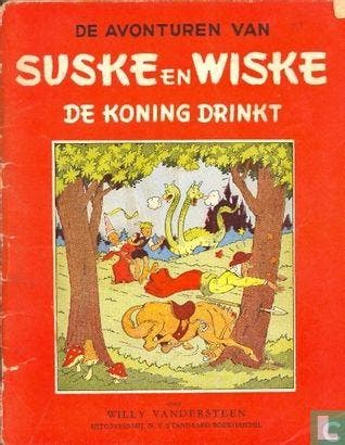 Suske en Wiske - De koning drinkt - 1955, Boeken, Stripverhalen, Gelezen, Eén stripboek, Verzenden