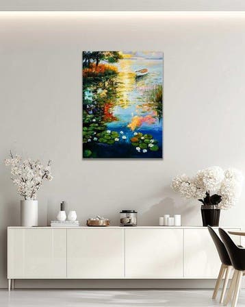 Stefano - Lily Pond at Golden Hour