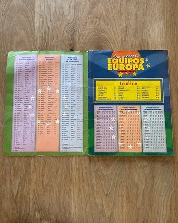 1997/98 Panini Los Mejores Equipos de Europa Guardiola,