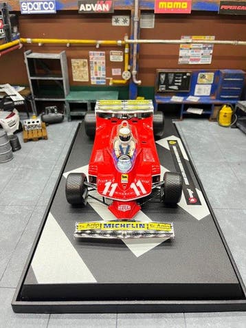Bburago 1:18 - Modelauto - Ferrari F1 312T4 #11 Winner, Nieuw