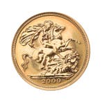 Gouden 1/2 Sovereign munt