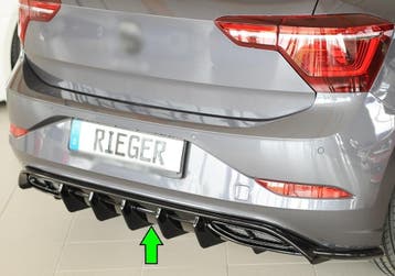 Aggressive Diffuser voor Volkswagen Polo R-Line Facelift, Ophalen of Verzenden