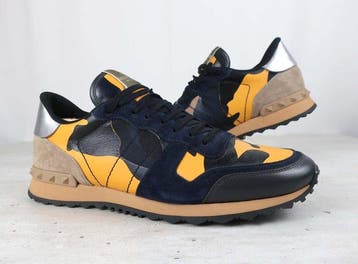 Valentino - Rockrunner Blue Yellow Camo edition - Sneakers -, Nieuw