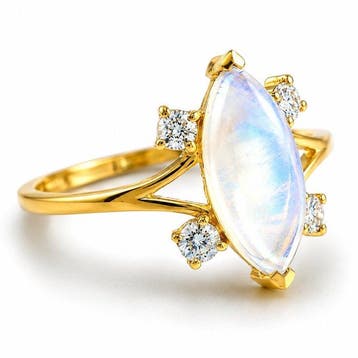 Zonder minimumprijs - Ring - 14 karaat Geel goud - 1.19ct., Nieuw