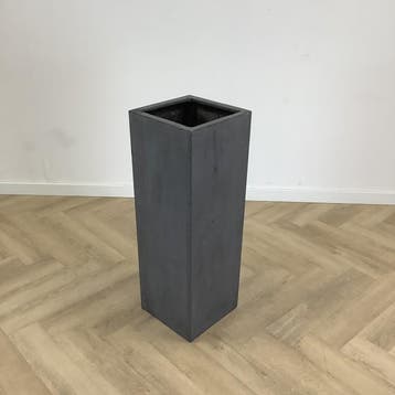 Plantenbak (hxbxd) 100x35x35 cm  Antraciet - betonlook, Gebruikt, Bureau
