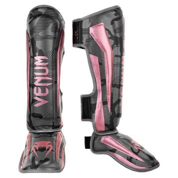 Venum Elite Scheenbeschermers Camo Grijs Roze, Sport en Fitness, Boksen, Verzenden, Nieuw, Overige