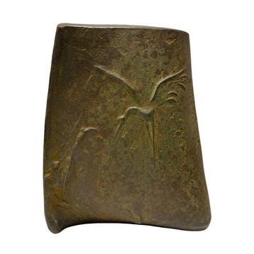Vaas - Brons - Japan - Takaoka bronzen vaas - Takashi Omori, Antiek en Kunst