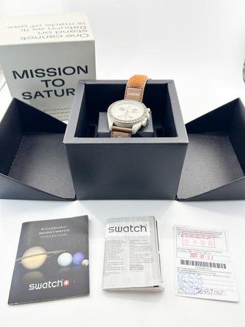 Omega x Swatch - MoonSwatch - Mission to Saturn - Sans prix