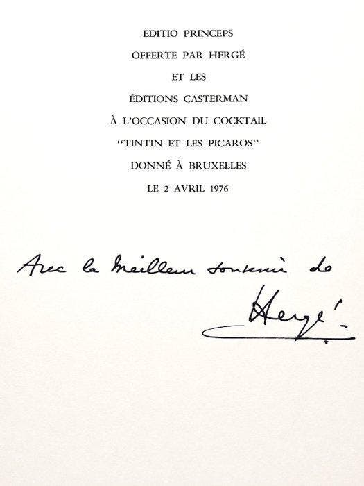 Tintin T23 - Tintin et les Picaros - Edito Princeps - tirage, Boeken, Stripverhalen