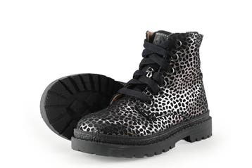 Nelson Veterboots Meisjes in maat 28 Zwart, Kinderen en Baby's, Verzenden, Jongen of Meisje, Schoenen, Zo goed als nieuw