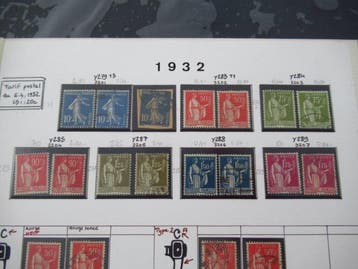 Frankrijk 1932/1939 - postzegelverzameling