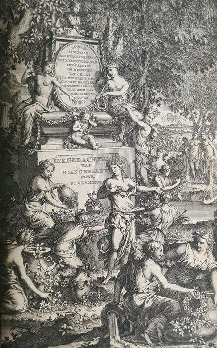 Jan Baptista Wellens, Pieter Vlaming, Jan Goeree -, Antiquités & Art, Antiquités | Livres & Manuscrits