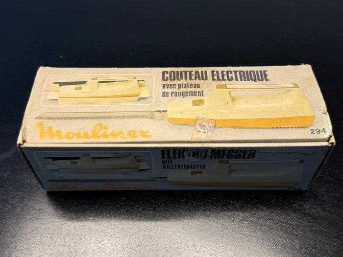 Moulinex Moulinex - Keukenmes - Elektrisch mes - 294 -, Antiquités & Art, Antiquités | Ustensiles de cuisine