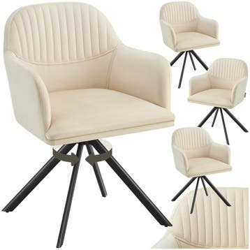 Lona fluwelen draaistoel met dikke vulling, Huis en Inrichting, Stoelen, Verzenden, Nieuw