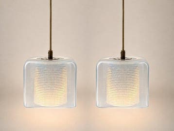 Orrefors Sweden - Carl Fagerlund - Plafondlamp (2) - Glas