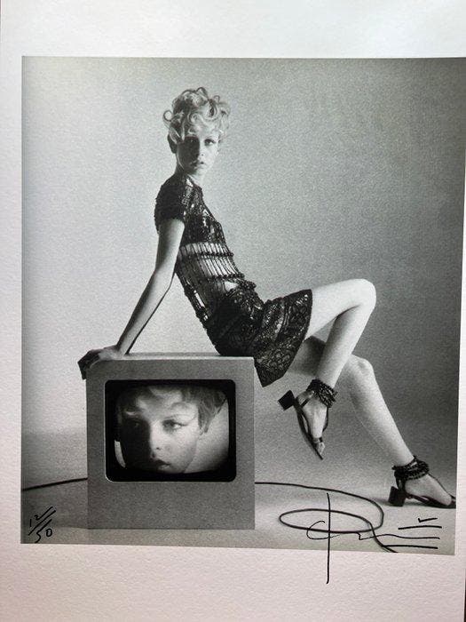 Bert Stern (1929–2013) - Bert Stern signed Famous Twiggy in, Antiquités & Art, Art | Objets design